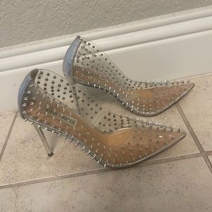 Steve Madden studded heels size 8M. Only used once for event!
